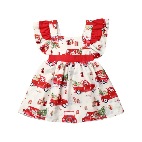 Christmas Newborn Kids Baby Girl Dress 0 3Y
