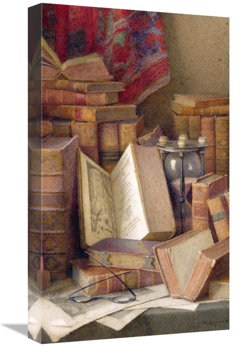 Global Gallery GCS-268551-22-142 22 in. Old Books to Read Art Print - 
