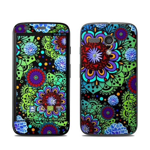 DecalGirl MOMG-FUNKYFLORA Motorola Moto G Skin - Funky Floratopia