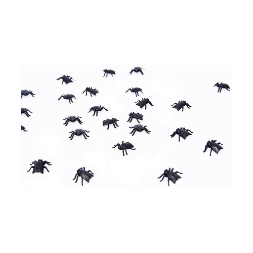 Halloween Decorations Fly Black Multicolour (24 Units)