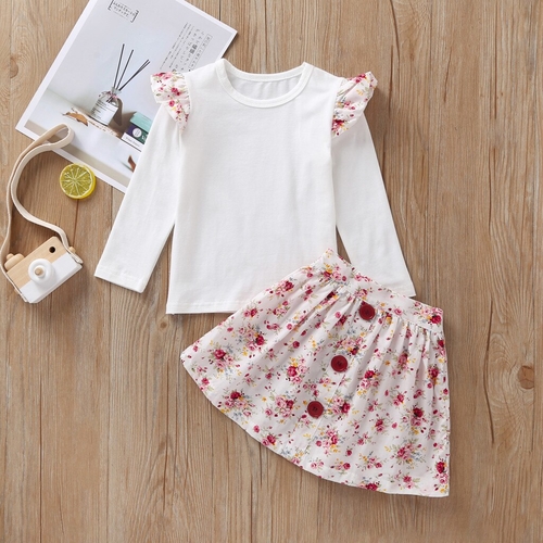 Cute Toddler Baby Kid Girls Outfits Set 2019