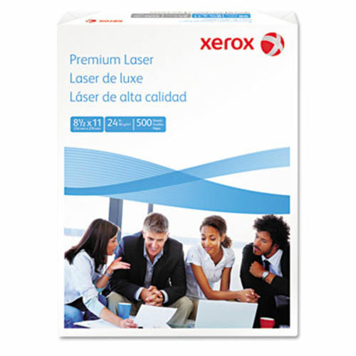 Xerox 3R13038 Premium Laser Paper- 98 Brightness- 24lb- 8-1/2 x 11- Wh