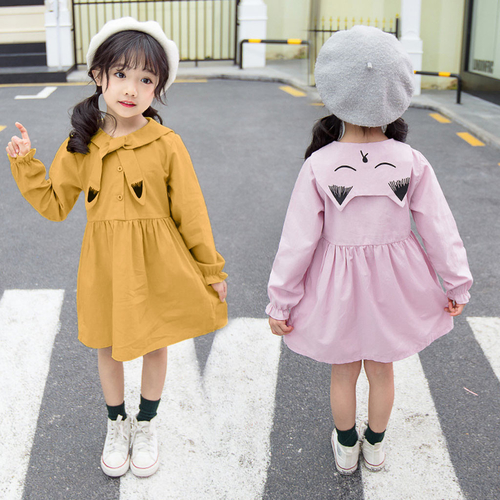 Toddler Baby Kid Girl Long Sleeve Cartoon Cat