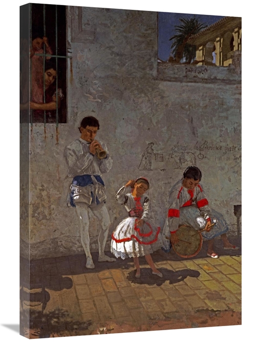 Global Gallery GCS-267952-30-142 30 in. Street Scene in Seville, 1