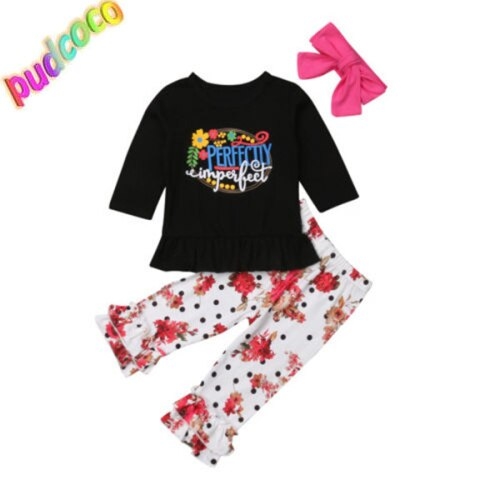 Christmas Lovely 3Pcs Newborn Kids Baby Girls