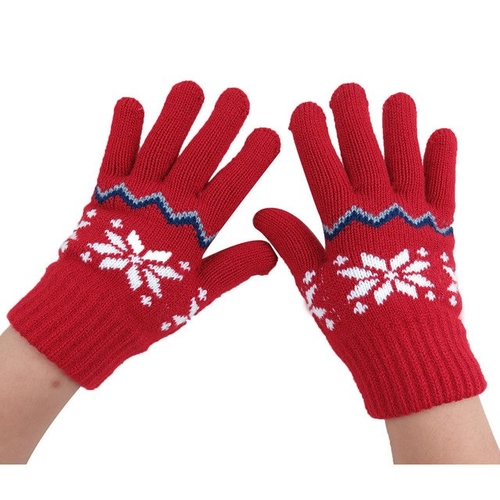 Fashion Children Girls Boys Knitted Winter Gloves