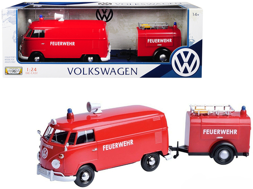 Volkswagen Type 2 (T1) Fire Van with Fire Fighting Trailer