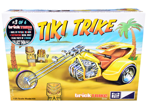 Skill 2 Model Kit Tiki Trike \Trick Trikes\" Series 1/25 Scale Model