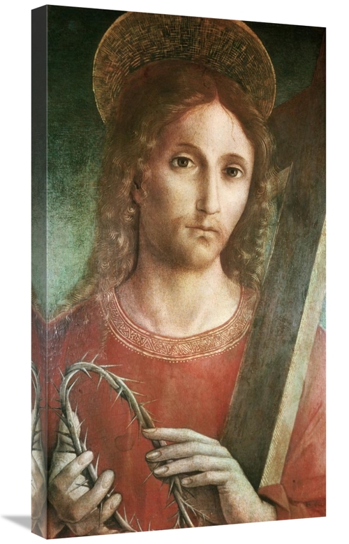 Global Gallery GCS-279310-30-142 30 in. Jesus with Cross & Crown of Th