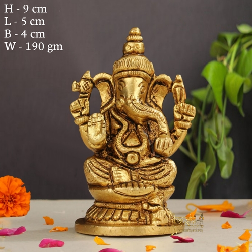 3" BRASS GANESH (BRT-144)