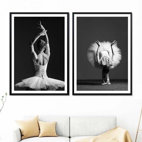 Swan Lake Ballet Girl Figure Wall Art