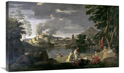 Global Gallery GCS-279476-36-142 36 in. Orpheus & Eurydice Art Print -