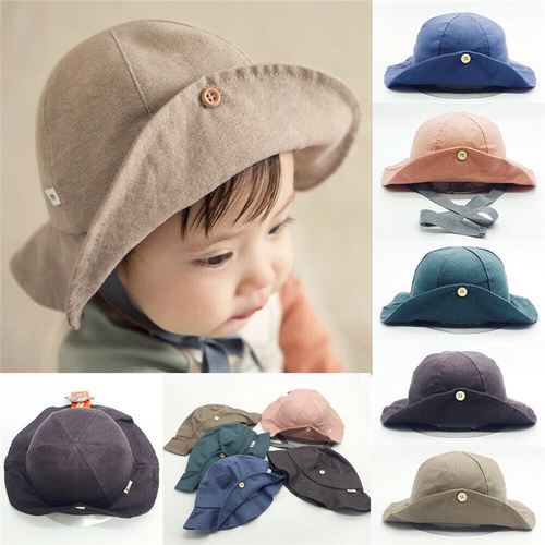 Kids Baby Boy Girl Sun Hats Newborn Boy Girl