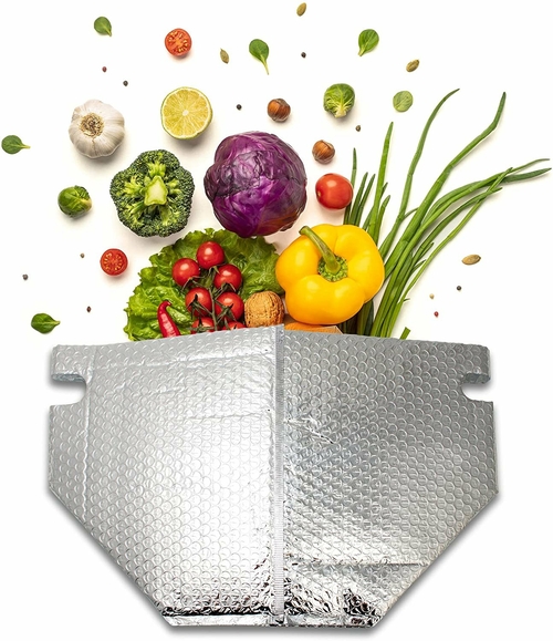 Pack of 5 Insulated Thermal Bubble Bags with Hand Hole 11 x 8.5 x 9.75