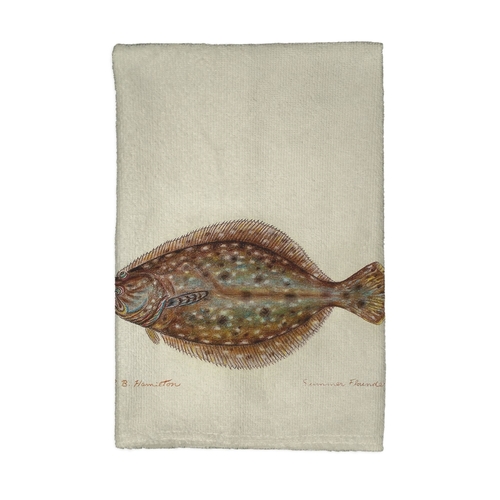 Betsy Drake KT014 Flounder Kitchen Towel