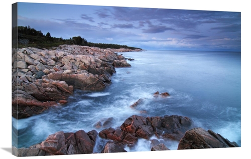 Global Gallery GCS-397615-2436-142 24 x 36 in. Coastal Granite Rocks&#