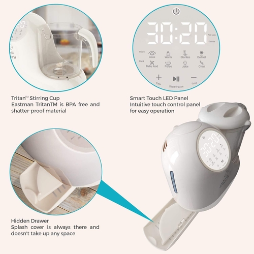 Baby Food Maker Chopper Grinder Mills and Steamer 8 in 1 Processor