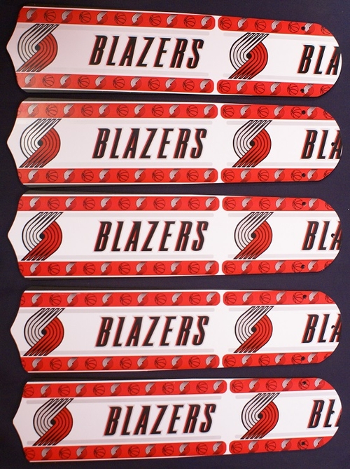 Ceiling Fan Designers 52SET-NBA-BLAZ 52 in. NBA Portland Trail Blazers