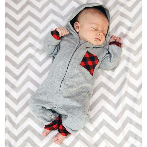 New Hot 2018 Newborn Infant Baby Boy Girl Plaid