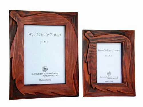 Sunshine Trading ST-10-5 Handmade Wood Photo Frame - 3.5 x 5 Inch