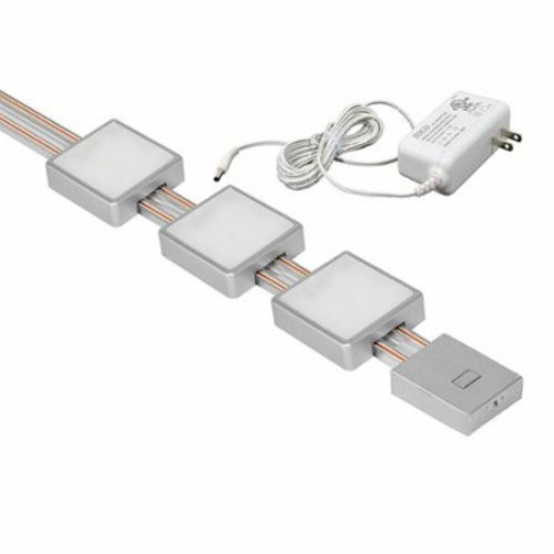 Jesco Lighting KIT-RZ-T18-SQ3-30-WH 18 in. Dimmable White Radianz Trac