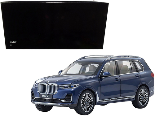 BMW X7 with Sunroof Phytonic Blue Metallic 1/18 Diecast Model Car by