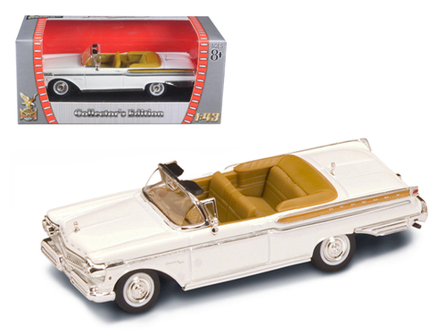 1957 Mercury Turnpike Cruiser White 1/43 Diecast Model Car by Road