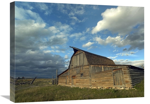 Global Gallery GCS-396332-1824-142 18 x 24 in. Mormon Row Barn, Gr