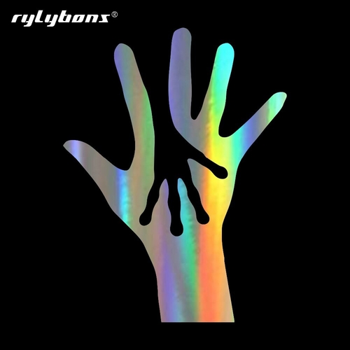 Rylybons 9.5CM*13.2CM "Alien Hands" Vinyl Decal