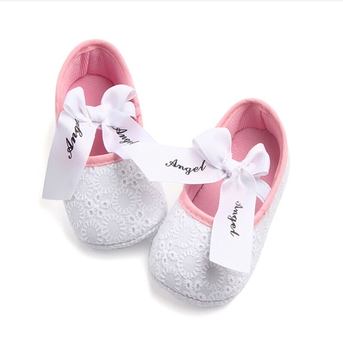 Baby Girl Princess Prewalker Shoes Black Red White