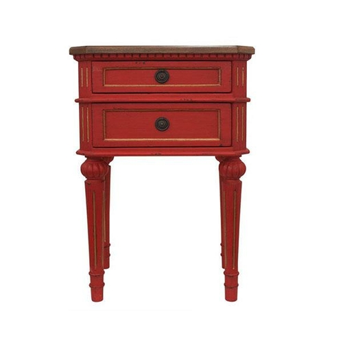 Moulin Side Table Bedside Mindi Wood