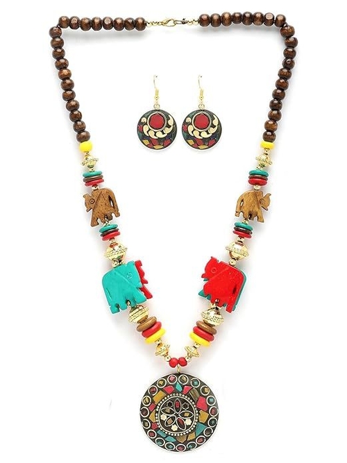 Fashion Latest Stylish Traditional Tibetan Pendant Necklace