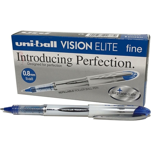 Liquid ink pen Uni-Ball Vision Elite 0.8 Blue 0,6 mm (12 Pieces)