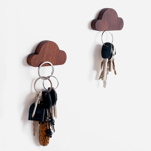 Clound Wooden Magnetic Key Holder