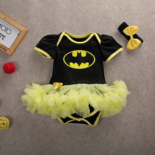 Newborn Baby Girls Clothing Batman Jumpsuit