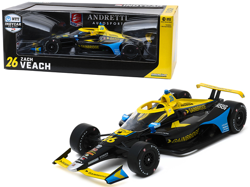 Dallara Indy Car #26 Zach Veach \Gainbridge\" \"Andretti Autosport\"