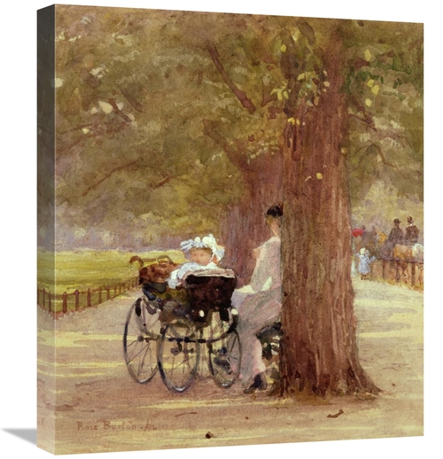 Global Gallery GCS-267675-22-142 22 in. A Rest in the Row Art Print - 