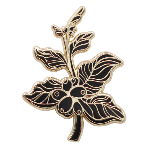 Coffee Berry – Coffee Branch Lapel Pin Enamel Pin 