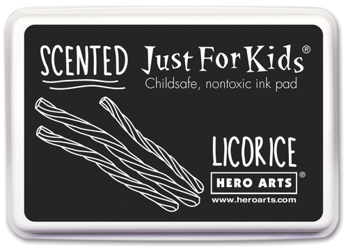 Kids Scented Ink Pad, Licorice Scent - Black