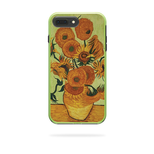 MightySkins LIFSLIP8PL-van gogh sunflowers Skin for Lifeproof Slam iPh
