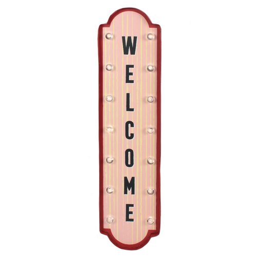 Welcome Light Up Sign