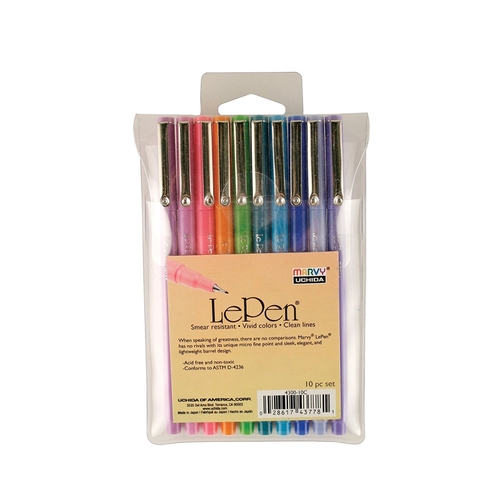 Uchida 4300-10C Le Pen Bright Set, 10 Set