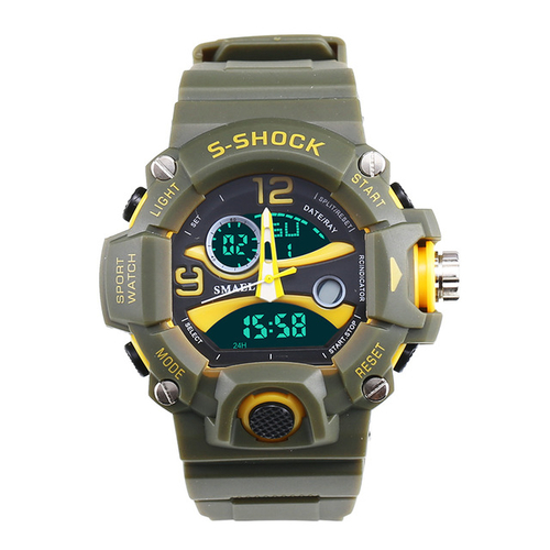 Casual Sport Watch Men 50M Waterproof Dive LED