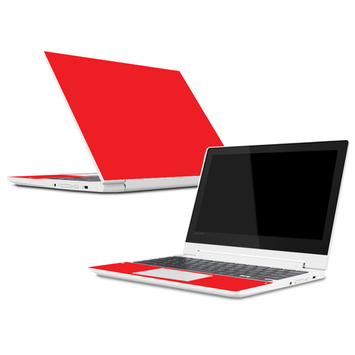 MightySkins LENCHC330-Solid Red Skin for 2018 Lenovo Chromebook C330&#
