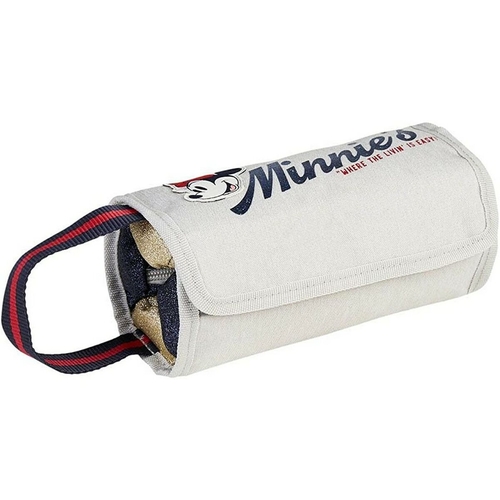 School Case Minnie Mouse Light grey 8 x 8 x 22 cm