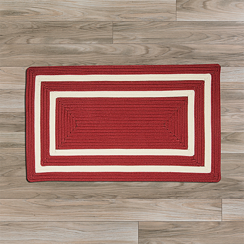 Colonial Mills Rug PY71R024X048R 2 x 4 ft. La Playa Braided Rug  Sangr