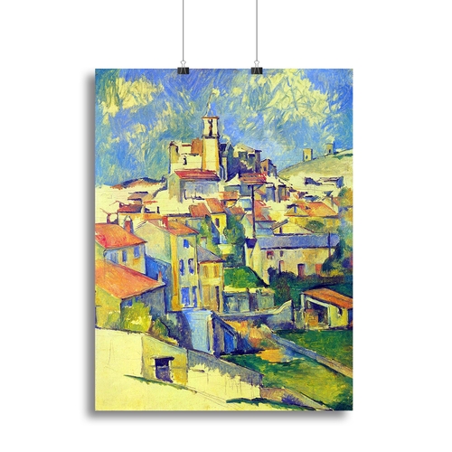 Gardanne by Cezanne Canvas Print or Poster