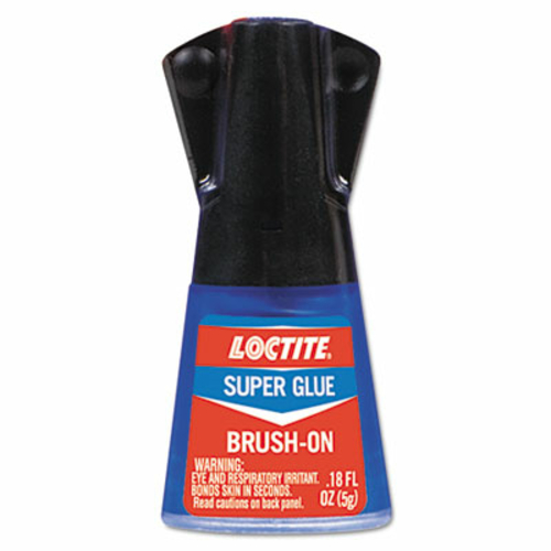 Loctite 1365734 Super Glue Brush On- 0.17 oz- Clear