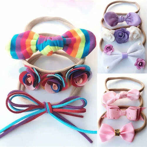 3pcs/set Infant Baby Girl Cute Bow Headband