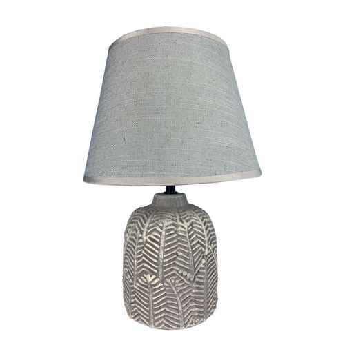 Desk lamp Versa Ceramic Textile (22,5 x 33 x 12,5 cm)